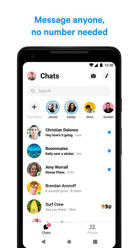 Parents can manage their kids' contact list, and monitor messages on the Messenger Kids app. . Download messenger for android